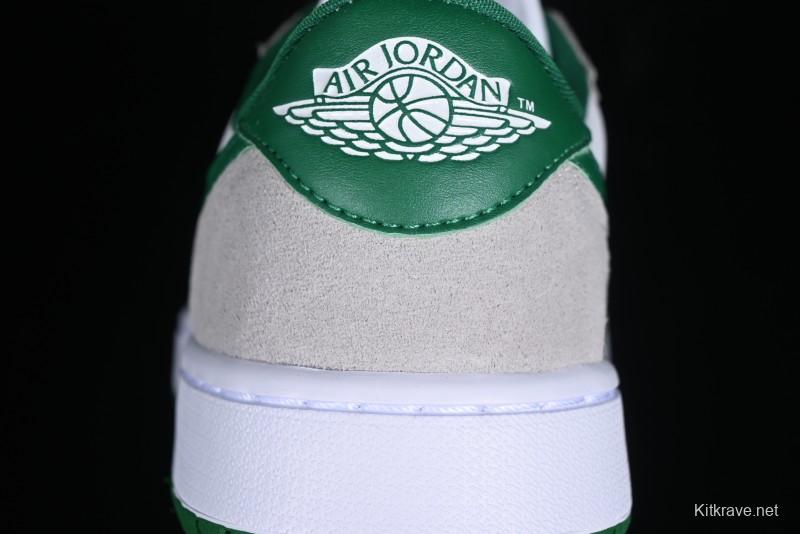 Nike Air Jordan 1 Low Golf Shoes Grey White Green - DD9315-112