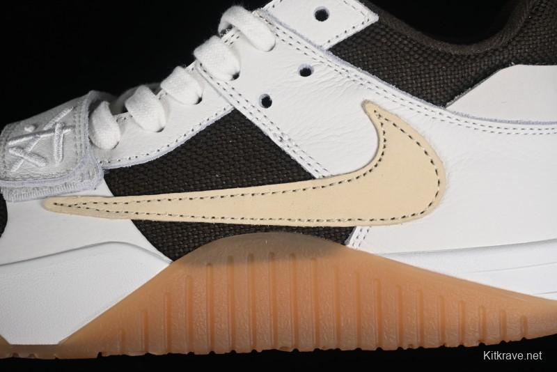 Nike Travis Scott x Jordan Jumpman Jack TR "University Red" Basketball Shoes with Magic Strap - FZ8117-100