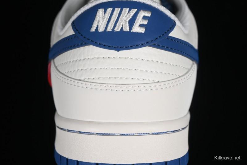 Supreme x Nike SB Dunk Low Casual Skate Shoes with Zoom Air Cushion - DQ1098-335