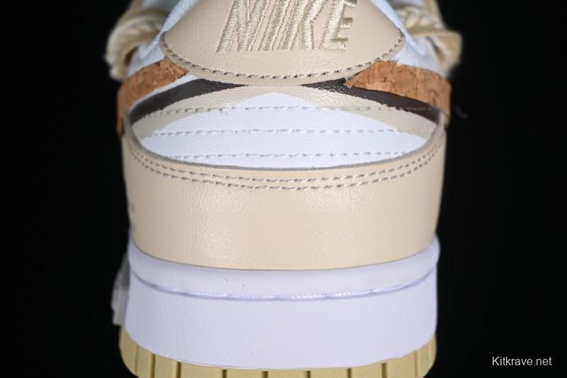 Nike Dunk Low Panda Prank Universe Exploration - Star Exploration Mocha SB Strap Low-top Casual Skate Shoes - DV0833-100