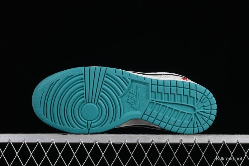 Nike SB Dunk Low LV Collaboration - Beige Violent Bear Anniversary High-End Custom Low-Top Casual Skate Shoes - SJ2068-240