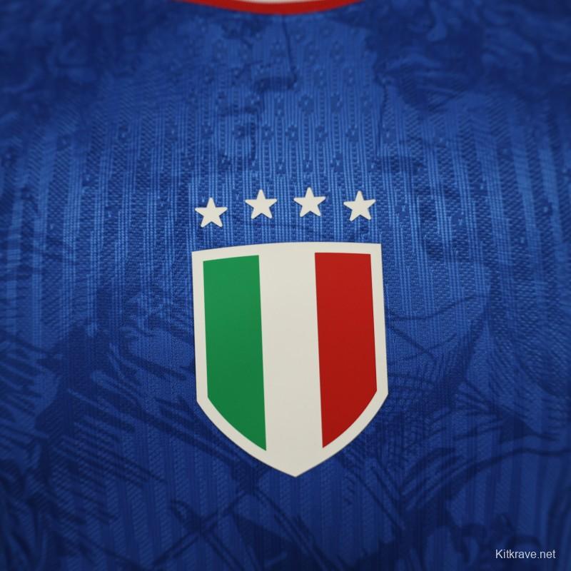 Player Version 2024 Italy Michelangelo Blue Special Training Jersey