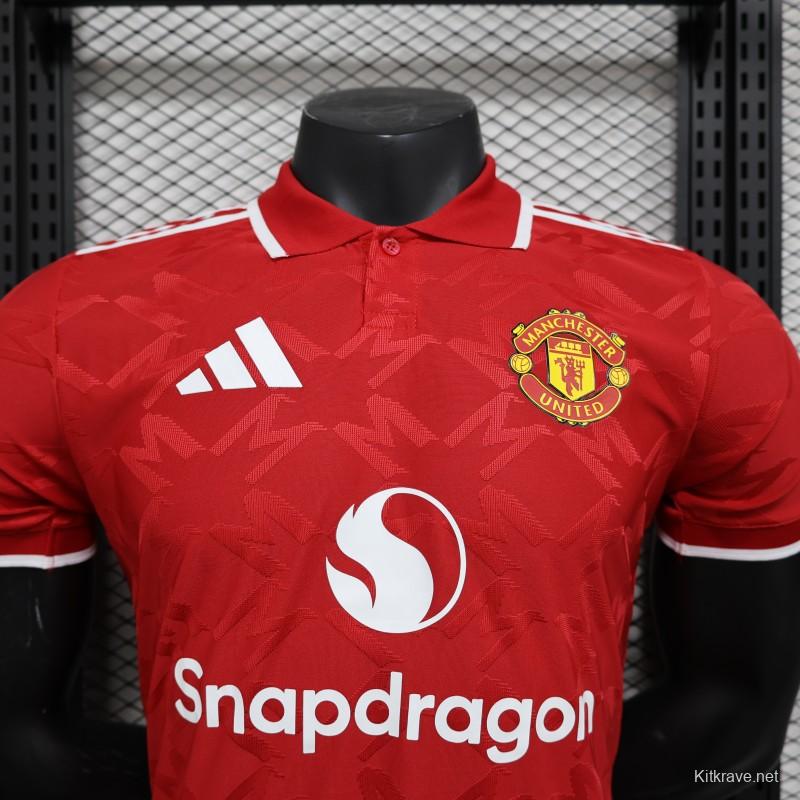 Player Version 25/26 Manchester United Red Special Jersey