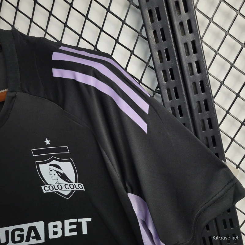 25/26 Colo Colo Training Jersey Wear Black Jersey