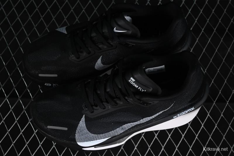 Nike Zoom Fly 6 Running Shoes with Flyknit Material and Carbon Fiber Plate for Superior Elasticity - FN8454-001
