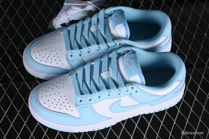 Nike Dunk Low Retro SB Casual Sneakers in Ice Blue Colorway - DV0833-104