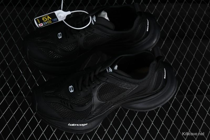 Balenciaga Circuit Lightweight Distressed Print Round Toe Fashion Casual Shoes - WFLGY1000