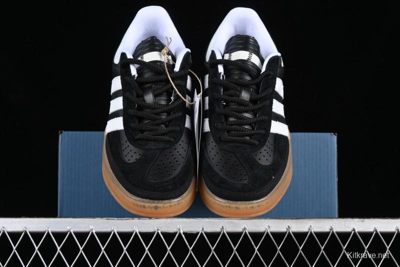 Adidas Originals Gazelle Indoor Bad Bunny Retro Low-Top Sneakers with Non-Slip and Wear-Resistant Sole - IF9733