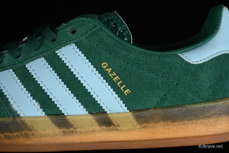 Adidas Originals Gazelle Indoor Retro Casual Slip-Resistant Wear-Resistant Low-Top Sneakers - IG9979