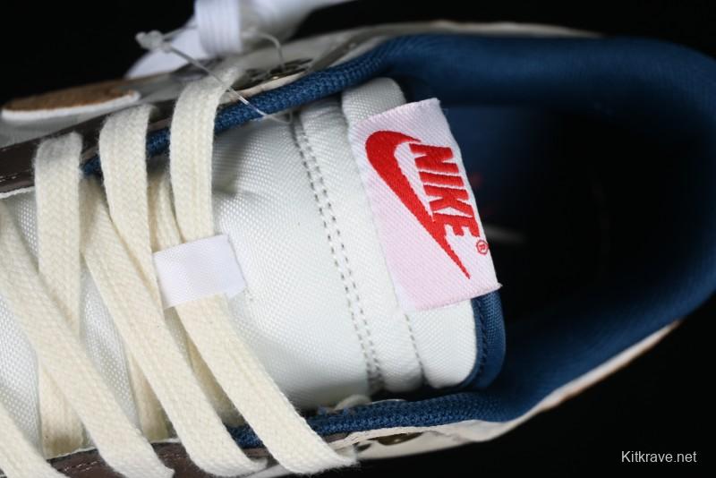 Nike SB Dunk Low Panda Prank Pioneer Knight Survival Beige Brown SB Strap Low Top Casual Skate Shoes - DD1391-400