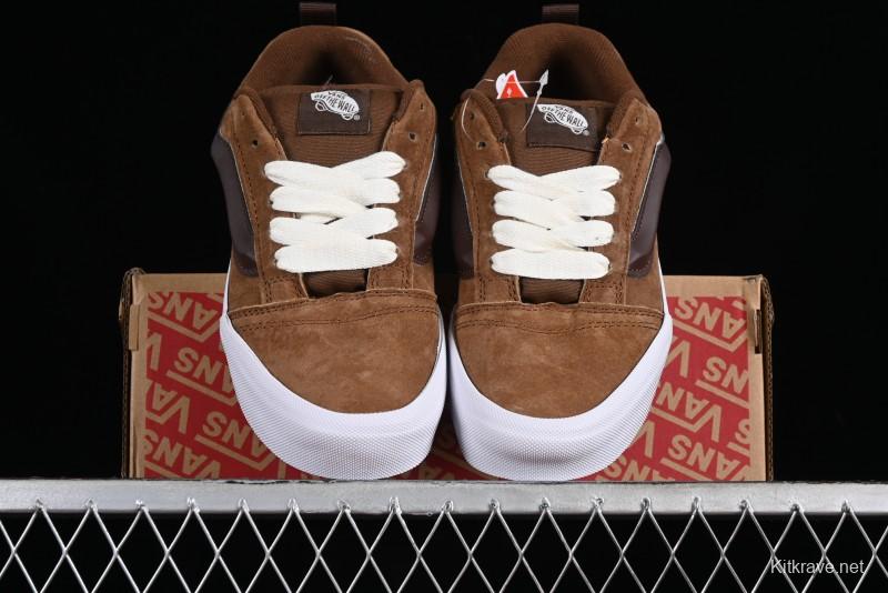 Vans Classics Knu Skool Retro Sneakers with Enlarged Toe and Thickened Trim - VN0009QCLC5