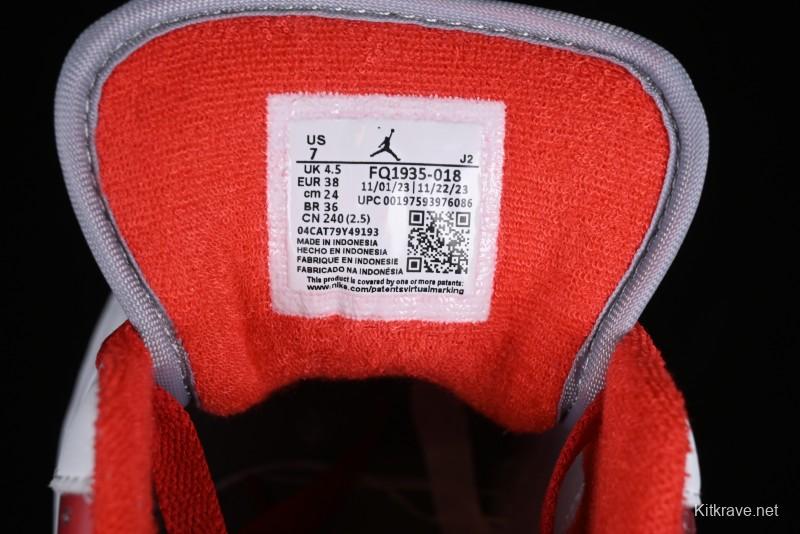 Nike Air Jordan 1 Low AJ1 White Red Casual Sneakers - FQ1935-018