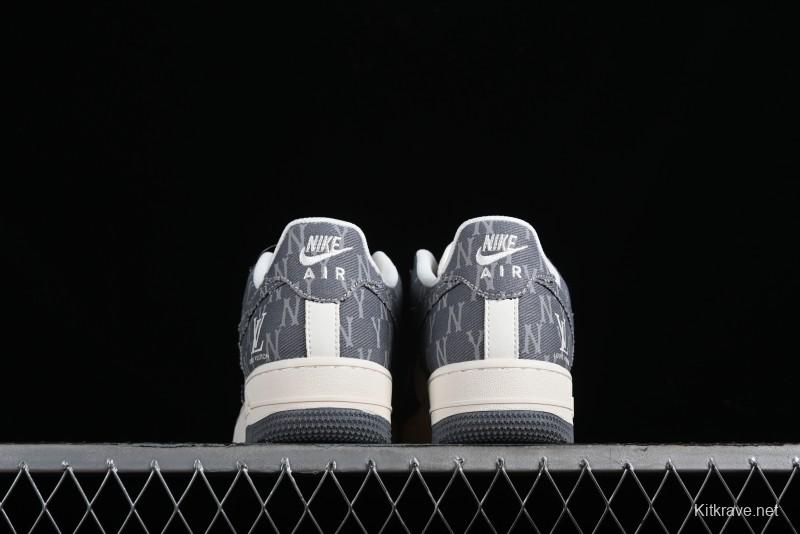Nike Air Force 1 '07 Low LV Collaboration - Grey Double Swoosh Casual Sneakers - HD1968-030