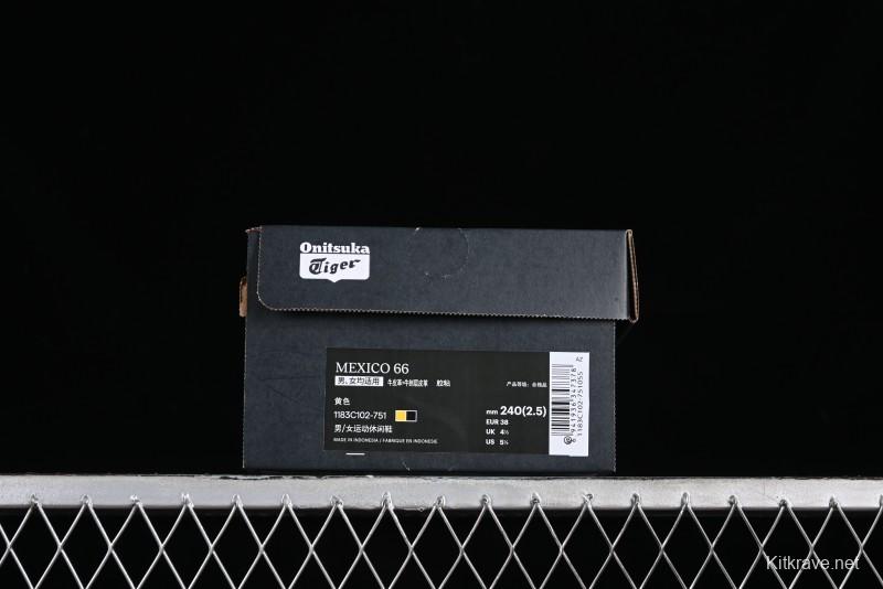 Onitsuka Tiger Mexico 66 Low-Top Leather Running Shoes - 1183C102-751