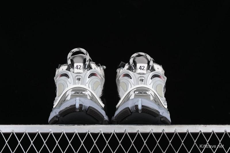 Balenciaga Runner Kith Four Color Retro Casual Sneakers - W3RMU2000