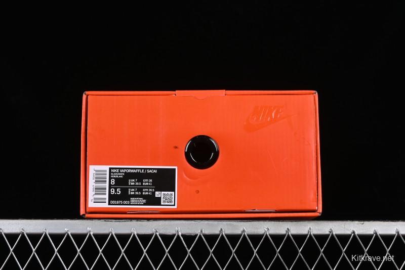 Nike Sacai VaporWaffle 3.0 Retro Running Shoes with Five-Layer Sole - DD1875-003