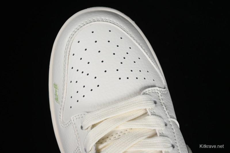 Nike SB Dunk Low Bape Collaboration - Apple Green Anniversary High-End Custom Low-Top Casual Skate Shoes - CF3688-010