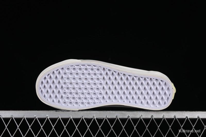 Vans Old Skool Reissue 136 Earth Macaron Patchwork Retro Casual Vulcanized Sneakers - VN000CRPGRN