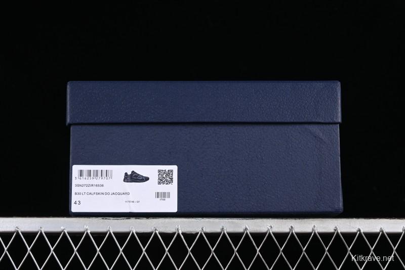 Dior B30 Sneakers with Reflective CD30 Logo and Lightweight Rubber Sole - CD30