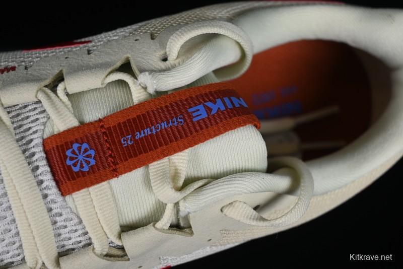 Nike Air Zoom Structure 25 Running Shoes 2024 New Cushioning Anti-Slip Comfort - DJ7883-001