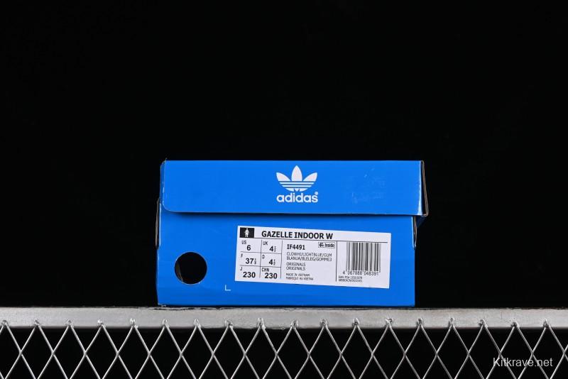 Adidas Originals Gazelle Indoor Retro Casual Anti-Slip Wear-Resistant Low-Top Sneakers - IF4491