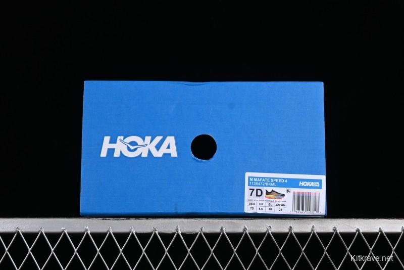 Hoka One One Mafate Speed 4 Low-Cut Professional Trail Running Shoes - 1138472 BKML