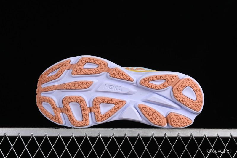 HOKA ONE ONE Bondi 8 Functional Cushioned Running Shoes with Engineered Mesh Upper - 1127954 SSCA