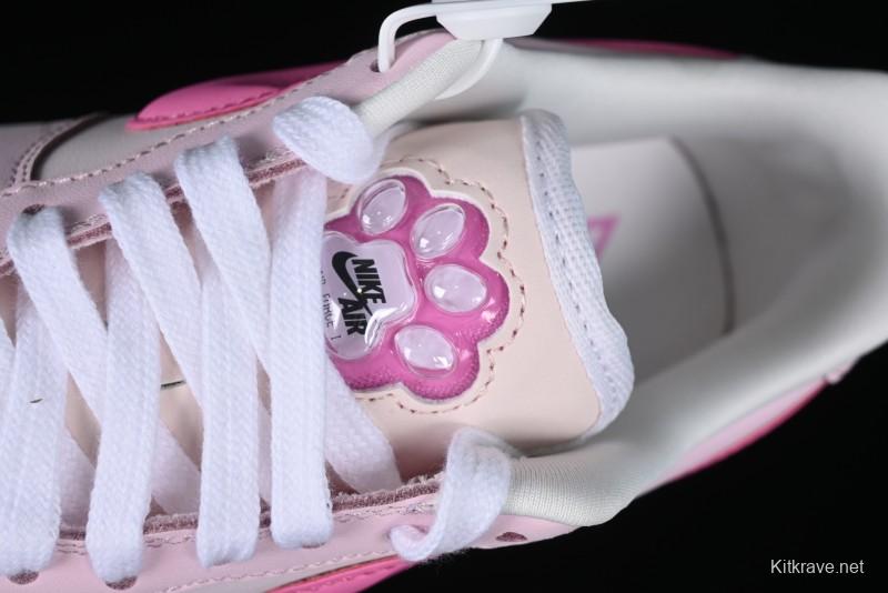 Nike Air Force 1 '07 Low White Pink Casual Sneakers - HM3696-661