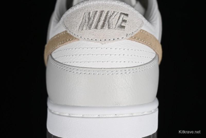 Nike Dunk Low SB Casual Sneakers in Light Grey/Khaki - FJ4188-001