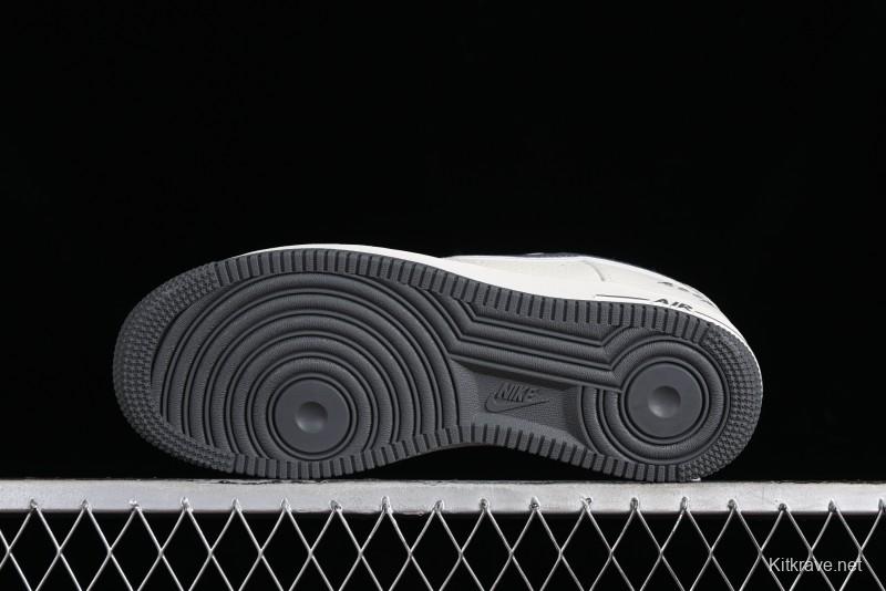 Nike Air Force 1'07 Low "Keep Fresh" Casual Sneakers in Dark Gray with Small Swoosh - BM2023-105