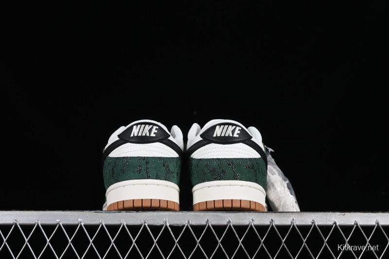 Nike Dunk Low Green Snake SB Low-Top Casual Skate Shoes - FQ8893-397