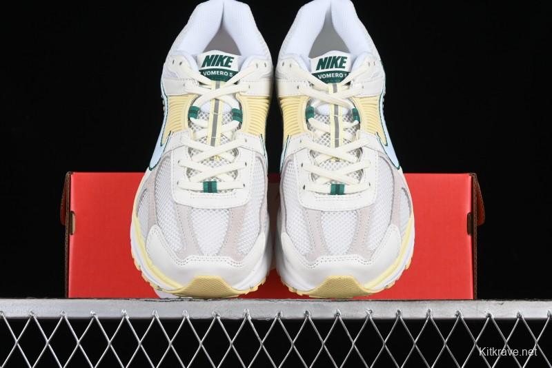 Nike Zoom Vomero 5 Retro Casual Running Shoes with EVA Midsole Cushion - FZ8361-100