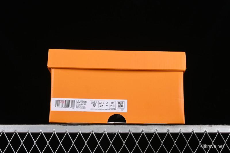 Nike Travis Scott x Fragment Design x Jordan Air Jordan 1 Low OG SP AJ1 LV Blue Red Low-top Casual Sneakers - YQ2088-670