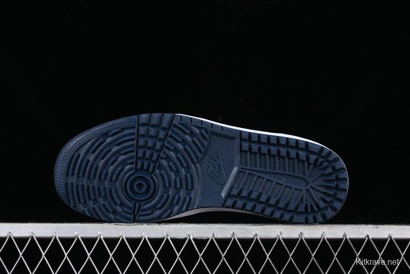 Nike Air Jordan 1 Low Golf Shoes Navy Blue - DD9315-115