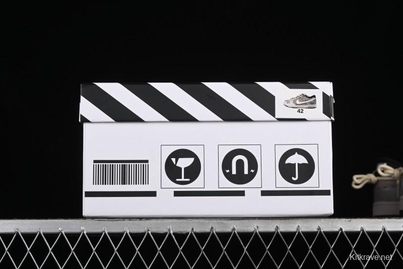 Nike Dunk Low "Joker" Speed Space Breaker White Grey SB Strap Casual Skate Shoes - DD1391-100