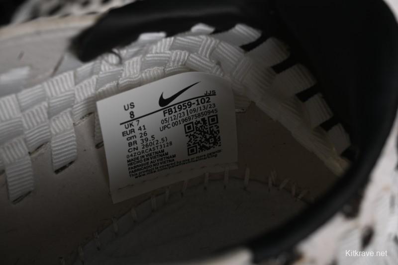 Nike Air Footscape Woven Asymmetrical Weave Slip-Resistant Low-Top Lifestyle Casual Shoes - FB1959-102