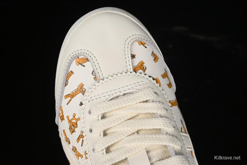 Onitsuka Tiger Mexico 66 Low-Top Leisure Running Shoes with Full-Grain Leather Upper - 1183B785-100