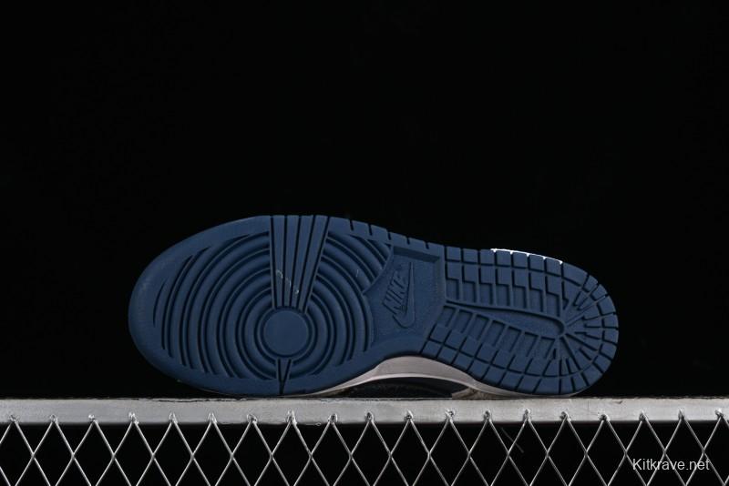 Nike Dunk Low Panda Prank Wave Fishing Blue Brown Low Top Casual Sneakers - DD1391-400