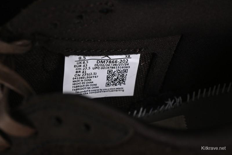 Nike Travis Scott x Air Jordan 1 Low OG AJ1 Reverse Swoosh Sneakers - DM7866-202