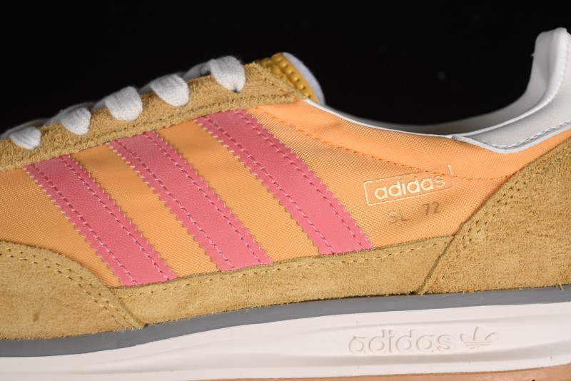 Adidas Originals SL 72 RS Retro Running Shoes with Nylon Upper and Suede Accents - IH0896