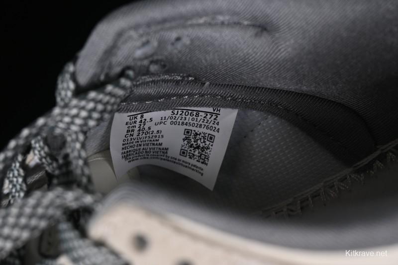 Nike SB Dunk Low x Supreme x Stussy Anniversary Customized Sneakers in Off-White Grey Check - SJ2068-272