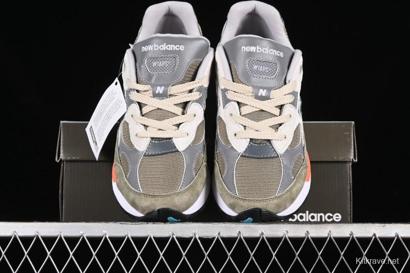 New Balance Made In USA M992 Series Classic Retro Casual Running Shoes - M992WT