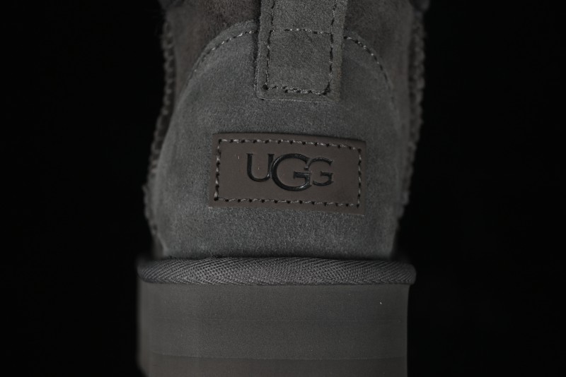 UGG Classic Ultra Mini Platform 3CM Wool Blend Mini Short Boots - 1135092