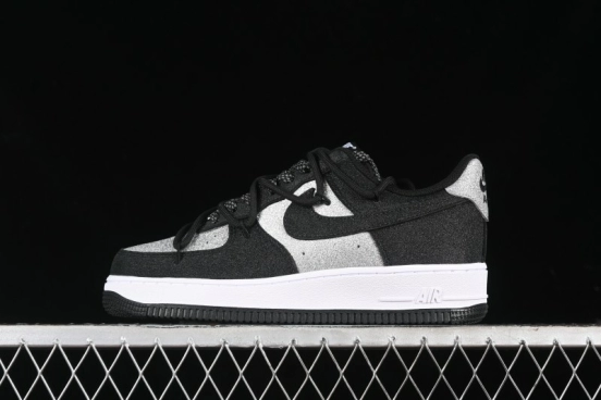 Nike Air Force 1 '07 Low Cleanfit High Street Retro Style Patchwork Starry Sky Full Diamond Lace-Up Low-Top Casual Sneakers - ZH0316-033