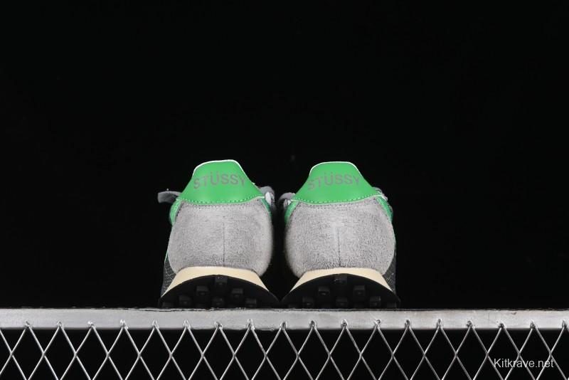 Nike Stussy Roshe Run LD-1000 Comfortable Versatile Non-Slip Durable Waffle Low-Top Casual Running Shoes - FQ5369-002