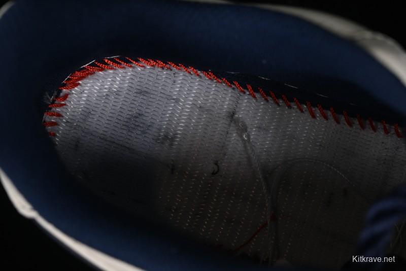 Nike Undefeated x Air Force 1 Low Casual Sneakers in Dark Blue Hemp with Reflective Details - UT2023-205