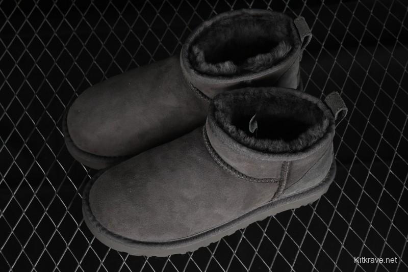 UGG Classic Ultra Mini Short Boots with Genuine Australian Shearling and TREADLITE Outsole - 1116109