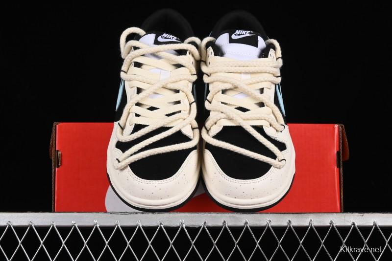 Nike Dunk Low SB Retro Vintage Panda Blueberry Casual Sneakers - DD1391-100