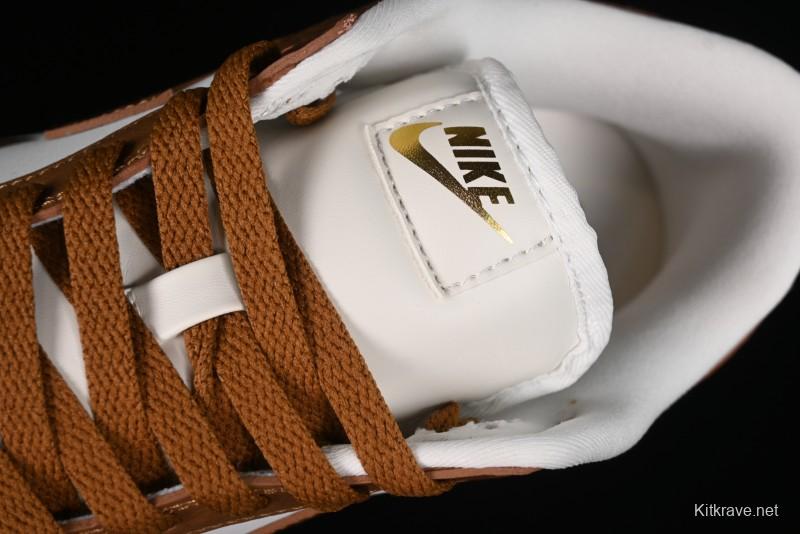 Nike Dunk Low LX SB Casual Skate Shoes in Brown Ostrich - FJ2260-001