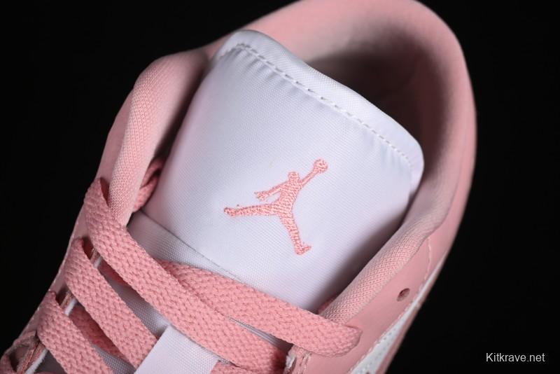 Nike Air Jordan 1 Low AJ1 Pink White Low-Top Casual Sneakers - DC0774-162